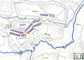 kaart uit 'British Battles'